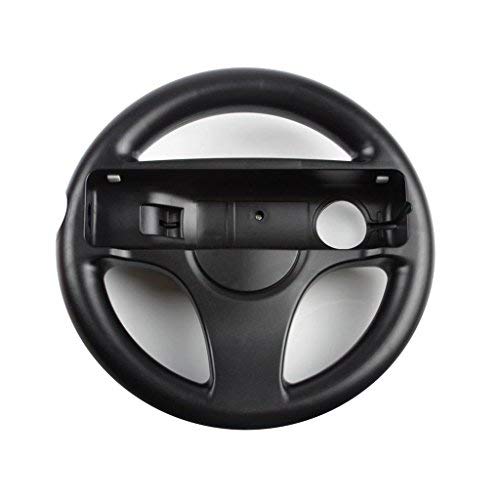 Gh Mario Kart 8 Steering Wheel Compatible With Nintendo Wii (Bomb Black, 2 Pack), Racing Games Wheels For Wii (U) Remote Controller (6 Colors Available) #TOP4