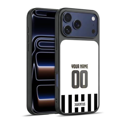 Cadeau maillot personnalisé Juventus coque iPhone 17 Pro Max pour fan de football