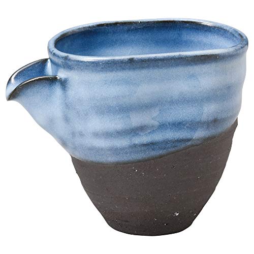 Shigaraki Ware MR-3-3157 Hechimon Single Mouth Injector, Navy Blue