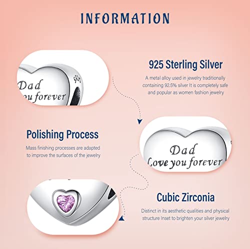 Image of Mothers Day Birthday Number Love Family Friendship Graduation Auntie Grandma Dad Mom Charms for Pandora Bracelets Necklaces, Gifts Women, for Anniversary Valentines Christmas