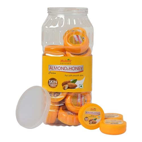 Image of Multani Naturals Almond & Honey Cream | Deep Nourishing Hands & Body | 15 Ml X24