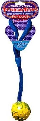Pet Essentials Tough Toys 2in Floating Studded Ball on Rope [E91829] [Neoteric Edition]