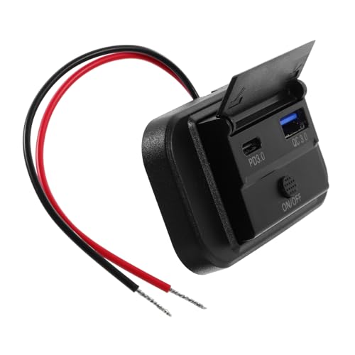Ciieeo Dual USB Car Charger 12-24v Fast Charging Rv Accessory Type c Waterproof Chip Protection