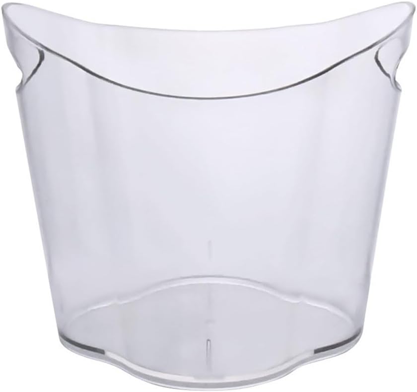 5L Clear Handle Ice Bucket PS Champagne Beer
