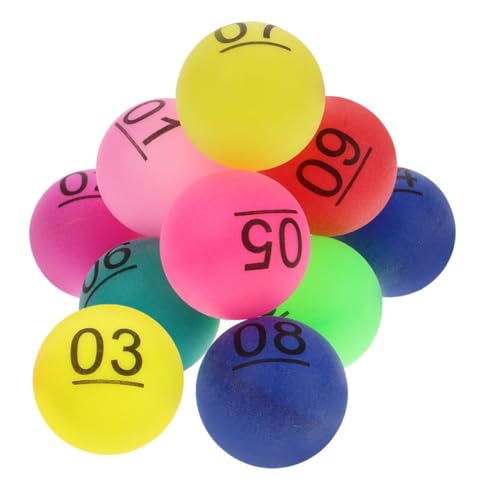 ifundom DIY Project Entertainment Balls 01-20 Numbered Small Plastic Pong Balls Replacement Group Activity Game