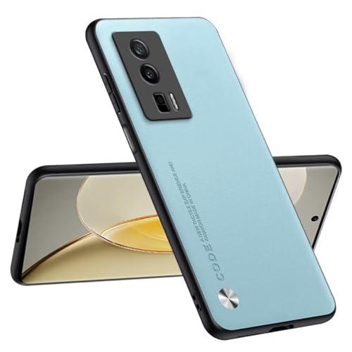 Topme Funda Compatible con Poco F5 Pro (6.67') – Protección Segura y con Estilo - Azul Claro