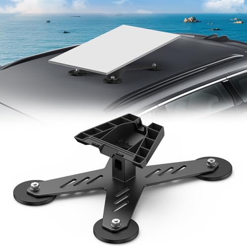 IMAYCC Starlink Gen 3 Roof Mount Magnetic with 440LBS Heavy Duty Magnet Suction Base, No-Drill Locking Standard Mount Kit for Car, RV, Boat, Truck, Trailer