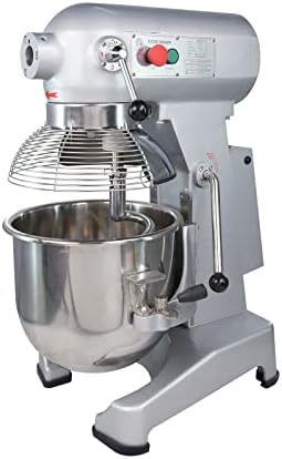 Commercial Food Mixer 10Qt Stand Mixer Multifunctional Electric Food Mixer with Grinder Head Linker 400W 3 Speeds Adjustable Dough Mixer 404/225/125 RPM Heavy Duty with ETL standard