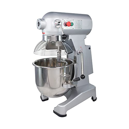Commercial Food Mixer 10Qt Stand Mixer Multifunctional Electric Food Mixer With Grinder Head Linker 400W 3 Speeds Adjustable Dough Mixer 404/225/125 Rpm Heavy Duty With Etl Standard #TOP3