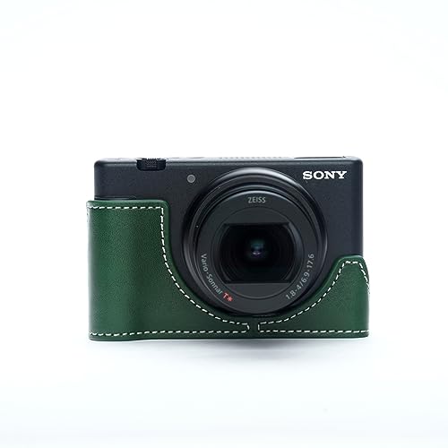 TP Orig Sony ZV-1 Mark ii M2 ZV-1F ��p �I�[�v�i�u���^�C�v �{�v �{�f�B�P�[�X ��ʊJ�� �d�r�����֗� (�O���[��)