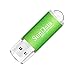 immagine 3SunData 5 Pezzi 32GB Chiavetta USB Pen Drive 32GB Metallo USB2.0 Unità Memoria Flash Thumb Drive per Archiviazione Dati con Luce LED (5 colori: Nero Blu Verde Rosso Oro)