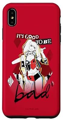 Harley Quinn Good to be Bad Red Case for iPhone XS Max