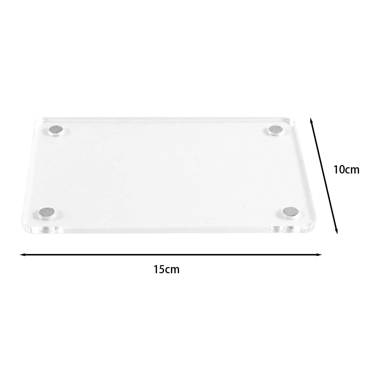 KOVEN Cornice portafoto magnetica in acrilico, 10 paia, 10 x 15 cm