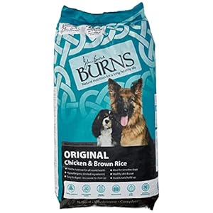 Burns Pet Nutrition Hypoallergenic Complete Dry Dog Food Adult and Senior Dog Original Chicken and Brown Rice 12 kg
