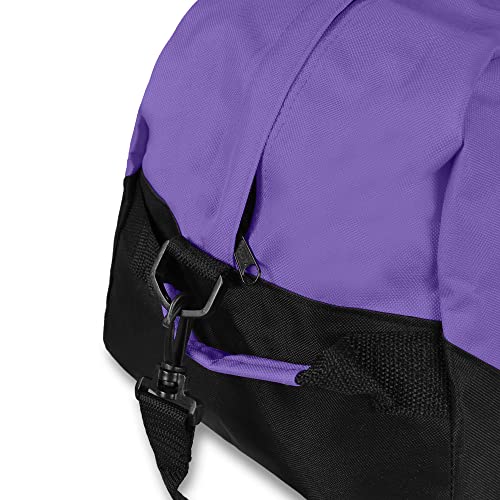 21" Large Duffle Bag With Adjustable Strap (Purple) #TOP3