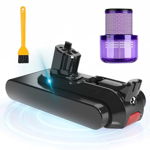 MOYEE Upgraded 7000mAh V11 Battery Replacement 【Click-in Version】 Compatible with V11/Extra/Absolute/Animal/Outsize/V15/SV15/SV16 970425-01 Vacuum Cleaner (Not for Screw-in Models)