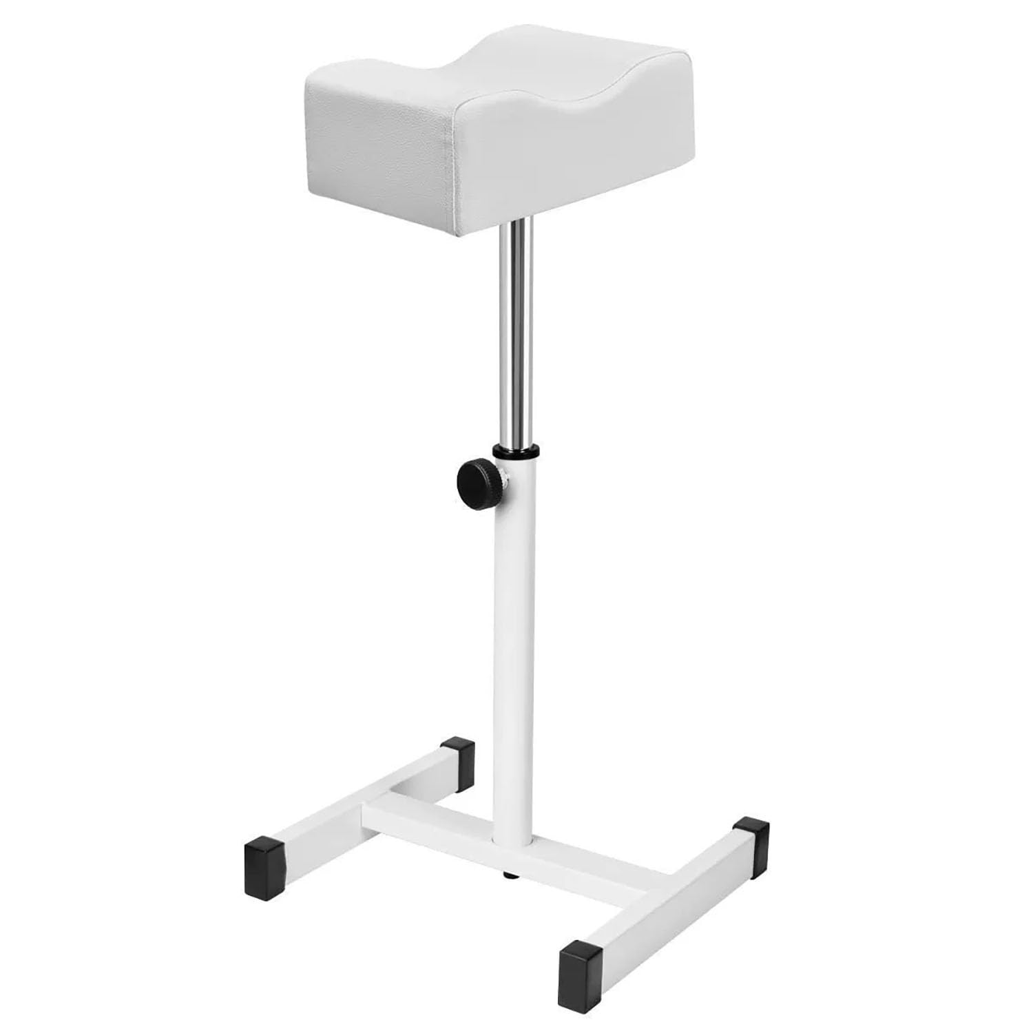 Poggiapiedi Pedicure, Altezza Regolabile Sedia Poggiapiedi Pedicure, per il Supporto gGamba Salone di Bellezza e Salone del Chiodo (Bianco)