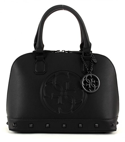 : GUESS Women's Korry Small Dome Satchel Black Satchel