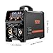 VEVOR MIG Welder, 200A Synergic Mig Welding Machine, 4-in-1 Gas MIG/Flux Core MIG/Stick/Lift TIG Multi-Process Welder Machine, 110V/220V Dual Voltage Mig Welder with IGBT Inverter & LCD Screen Display