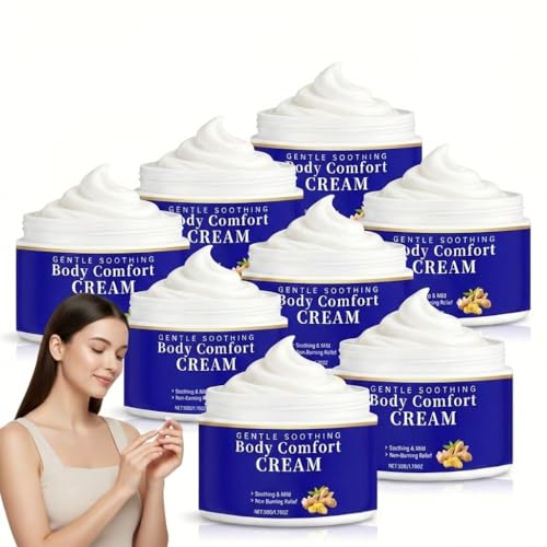 Crème pour le corps après la douche lot de 8 crèmes apaisantes pour le bien-être matin et soir
