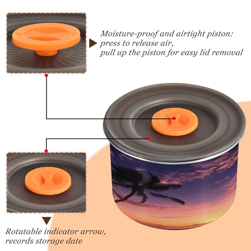 Lata Hermética para Café Acero Inoxidable 17oz miniatura 3