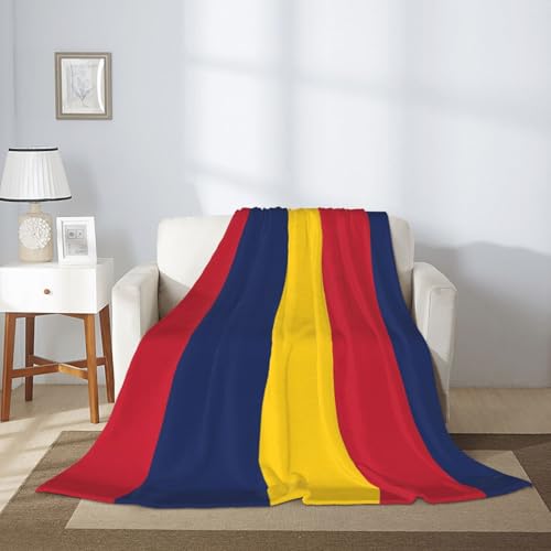 Couverture flanelle drapeau Tchad douce et chaude pour lit et canapé - 7