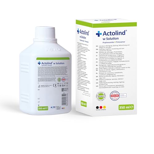 Actolind w Solution antiseptische Wundspüllösung für die professionelle Wundversorgung | Medizinprodukt CE III | 350 ml