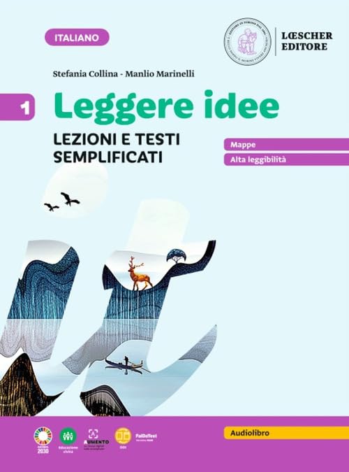  Leggere idee. Lezioni e testi semplificati. Per la Scuola media (Vol. 1)