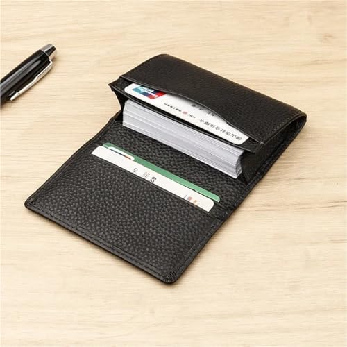 Fashion Business Card Holder Card Holder Card Holder Back Card Holder Portable Coin Purse(Black)3