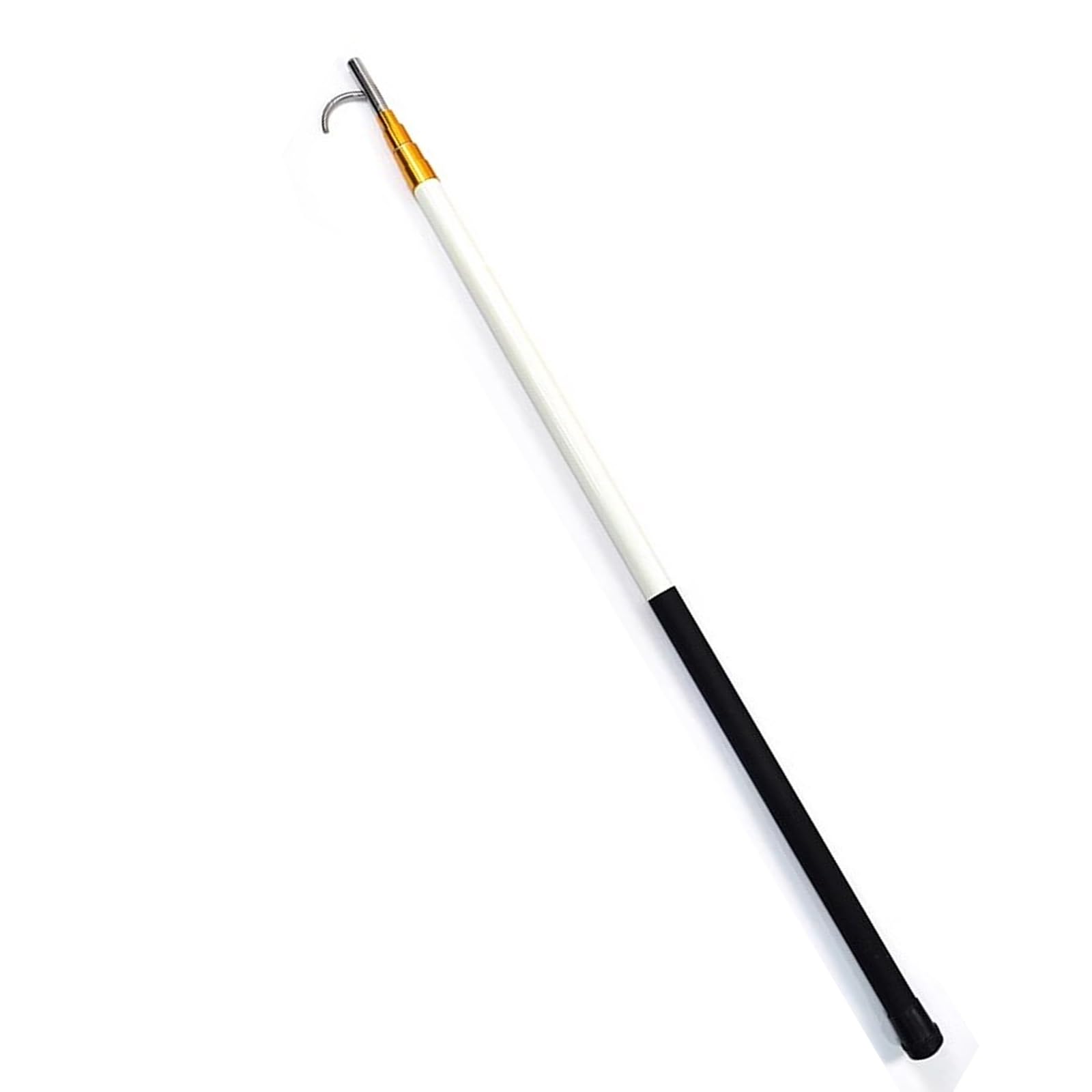 Multipurpose Pool Tool Pole-4m,5m,6m,Lightweight Telescopic Extension Pole with Practical Hook,Fiberglass Pool Pole with Stainless Steel Hook,Suitable for Water Park,Seaside(White-1pc,Length5m/16ft)