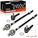 A-Premium Set of 4, Front Inner Outer Tie Rod End Kit, Compatible with Volvo S40, V40, 2001 2002 2003 2004