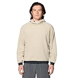 Mountain Hardwear Men's Summit Grid Big Grid Hoody, Fossil, Large