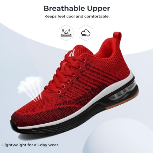 Image of Mishansha Running Shoes for Men Sneakers Air Cushion Walking Shoes Comfortable Tennis Shoes Breathable Trail Running Shoes US Men 7-15