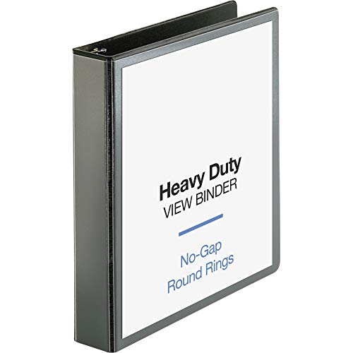 Business Source Premium Round Ring View Binder 1 1/2" #TOP16