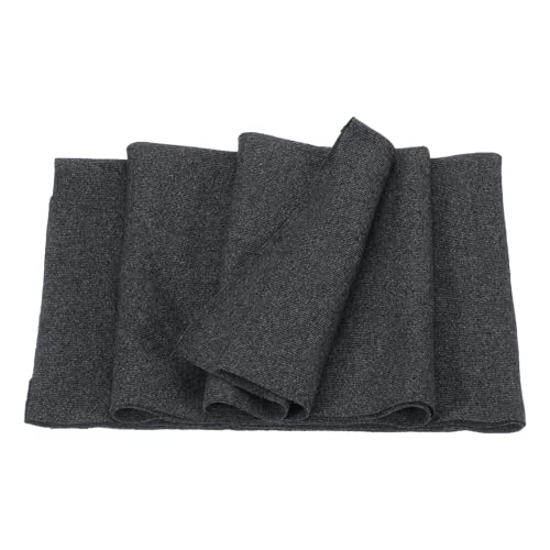 Image of MECCANIXITY 39 inch Elastic Cuffs Ribbed Trims Cotton Fabric Knit Rib Stretch Tape Cuff Sleeve Waistband for Sewing, 24 inch Wide Dark Gray