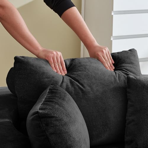 Sillón Chaise Redondo Terry Cloth Negro miniatura 6