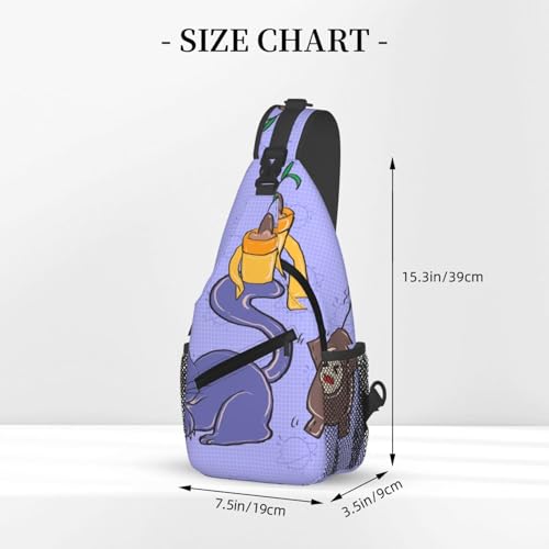 Mochila Unisex Urbana con estampado de girasoles y gatos miniatura 3