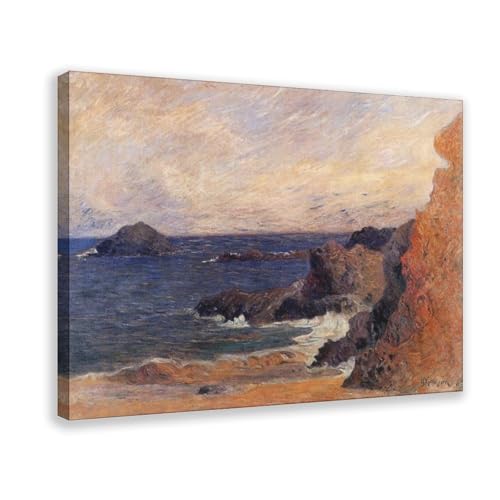 Toile paysage côtier Paul Gauguin pour habiller un grand mur vide