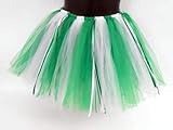 GREEN AND WHITE 90 PANEL TUTU (EACH)