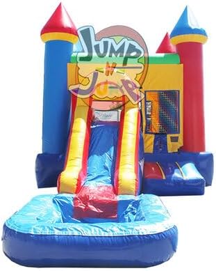 Mini Castle Combo Bounce House with Slide – Includes Blower & Stakes – Inflatable Jumper for Kids’ Parties, Birthdays, and Events (13’W x 22’L x 14’H)