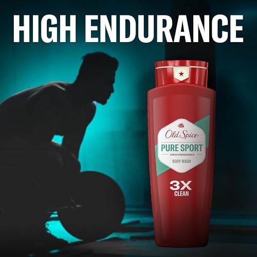 Old Spice Refreshing Body Wash for Men, High Endurance, 3X Defense, 24/7 Shower Fresh with Long Lasting Scent, Pure Sport Scent, 24 oz (Pack of 2) - image 8
