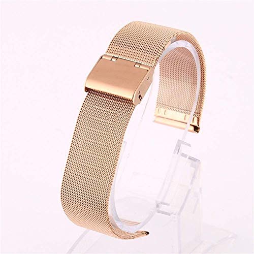 Correa de reloj de metal en acero inoxidable de 12mm a 24mm 5