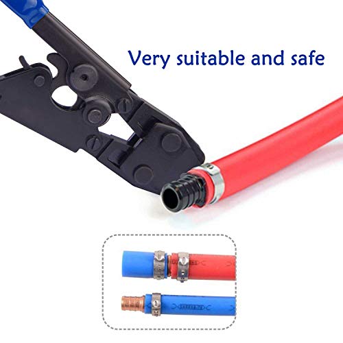 DUSICHIN DUS-500 PEX Crimping Tools Cinch Clamp Tools for Fastening Stainless Clamps Sizes from 3/8 Inch - 1 inch - Thumbnail 3