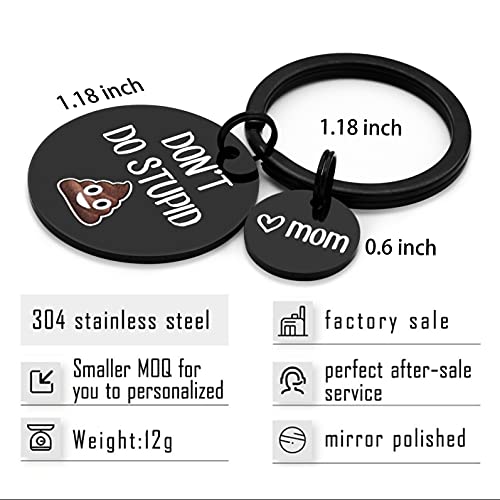 TTYY Graduation Funny Birthday Gift From Mom for Son Daughter Don't Do Stupid2