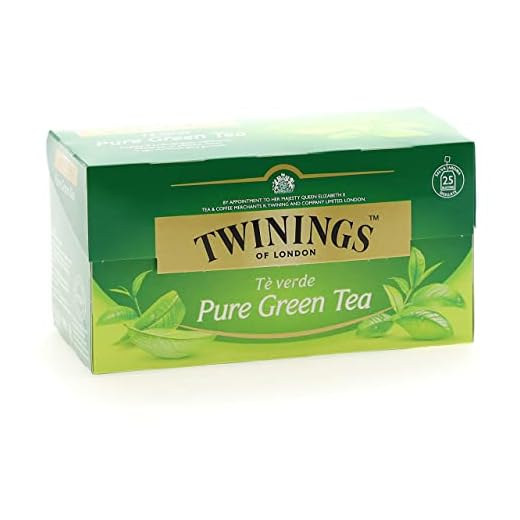 Twinings, Pure Green Tea, Pregiato Tè Verde Orientale, Delicato e Rinfrescante, con Caffeina, Infusi e Tisane, Confezione da 25 Filtri