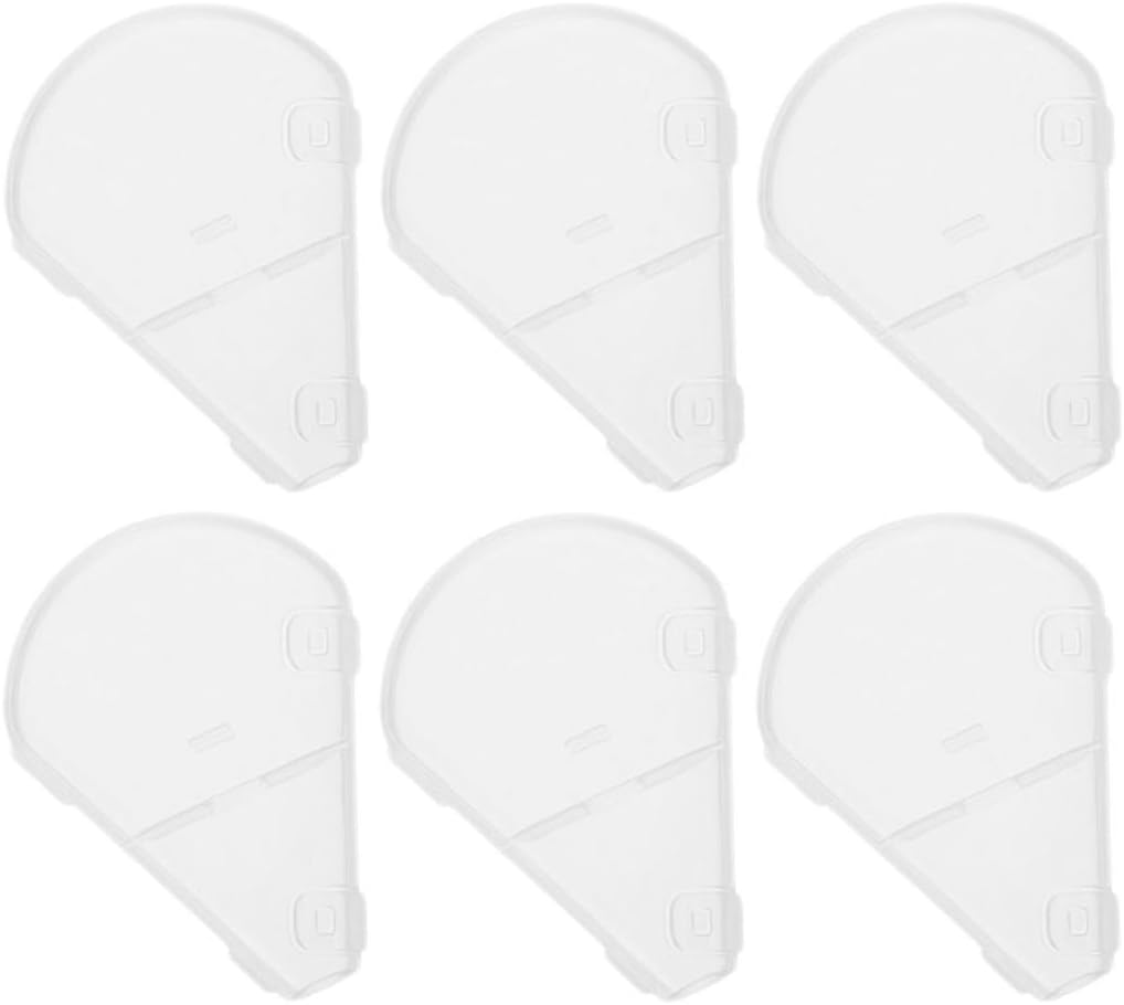 6pcs Highlight Brush Protector Makeup Brush Cover Makeup Tool Protector for Eyeshadow