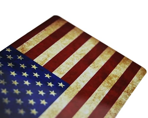 Image of Desert Tan US Flag Decals 1 Pair, Patriotic Emblem Badges Replacement for Truck & SUV Exterior Accessories, Veteran Support