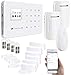 Produktbild VisorTech GSM Alarmmelder: GSM-Alarmanlage mit Funk-/Handy-Anbindung, 14-teiliges Starter-Set (Alarmmelder Mobilfunk)