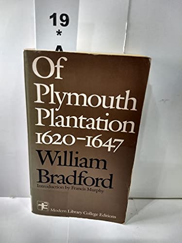 Of Plymouth Plantation, 1620-1647 (Modern Libra... 0394326024 Book Cover