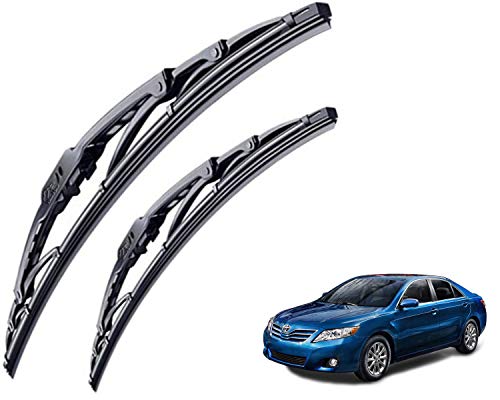 Image of WolkomHome High Performance OE Car Wiper Blade Replacement set of 2 Pc Right 24 inch Left 16 inch for Toyota Camry